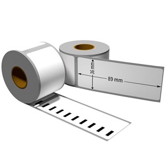 DYMO-etiketter 99012 (89mm x 36mm) 260 stk. etiketter (S0722400)