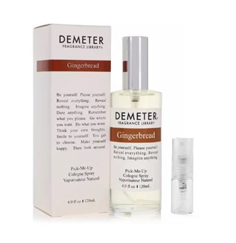 Demeter Gingerbread - Eau De Cologne - Duftprøve - 2 ml