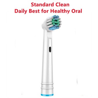 Løse Børstehoder for Braun Oral-B Elektrisk Tannbørste - 4 stk - Sensitive Clean