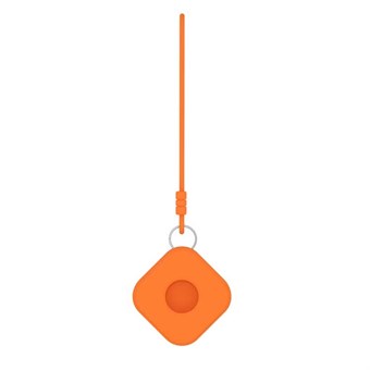 AirTag nøkkelringholder - Silikon - Oransje