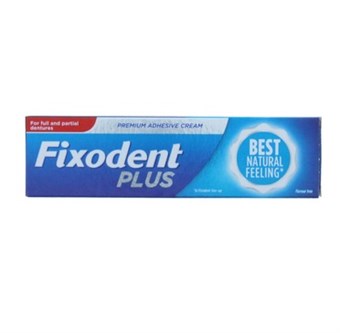 Fixodent Plus Best Natural Feeling - 0 % - Tannproteselim - 40 g