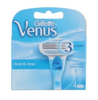 Gillette Venus Close Clean Barberblad - 4 stk.