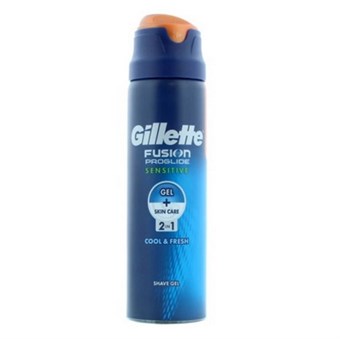 Gillette Fusion ProGlide Sensitive - Barberskum for menn - 200 ml