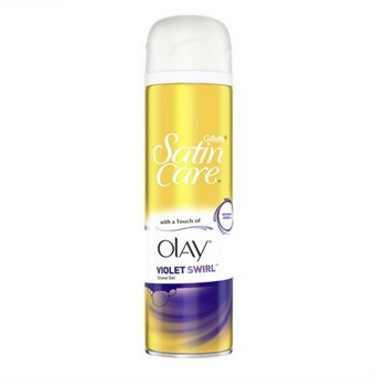 Gillette Satin Care Olay Violet Swirl Barbergel - 200 ml
