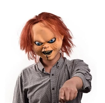 Chucky Fullface Horror Mask - Latex - Voksen
