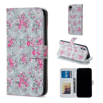 Delicious Short Wallet Case for iPhone XR - Roses