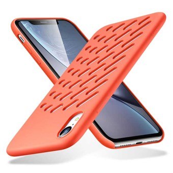ESR Yippee Crocs Series Silikondeksel til iPhone XR - Oransje