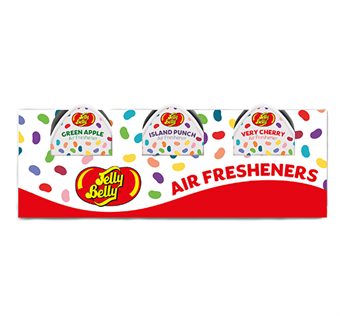Jelly Belly - Mini Gel Air Freshener - 3 stk.