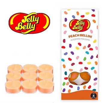 Jelly Belly - Telys - Fersken Bellini - 10 stk.