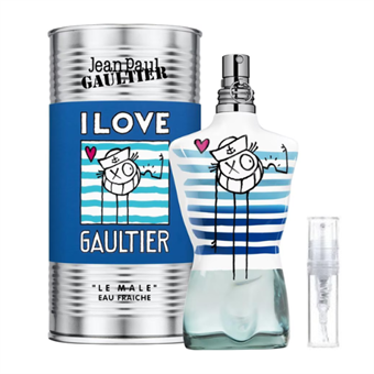 Jean Paul Gaultier Le Male I Love Gaultier Eau Fraiche - Eau de Toilette - Duftprøve - 2 ml