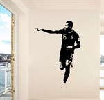 Kylian Mbappé Wallsticker - Veggdekorasjon i Vinyl