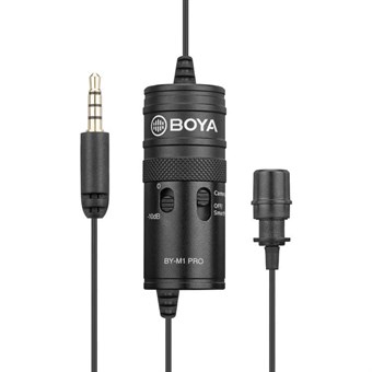 Boya M1 Pro lavaliermikrofon for smarttelefon, DSLR og PC