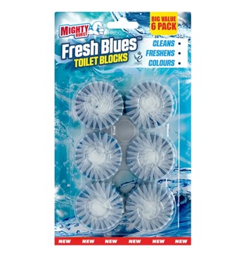 Mighty Burst Fresh Blues WC-blokker - 1 dobbeltpakke