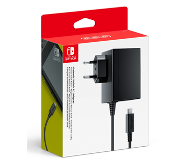 Lader for Nintendo Switch strømadapter