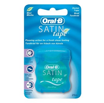 Oral-B Satin Tape Dental Floss - 25 m