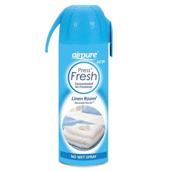 AirPure Air Freshener - Manuell Dispenser - Linen Room - Duft av fersk klesvask - 180 ml