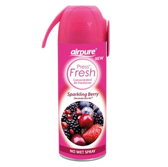 AirPure Air Freshener - Manuell Dispenser - Musserende Berry - Duft av Friske bær - 180 ml