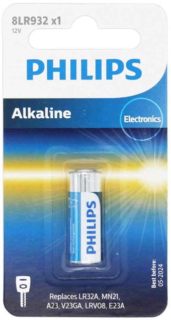 Philips Alkaline 8LR932 12V - 1 stk