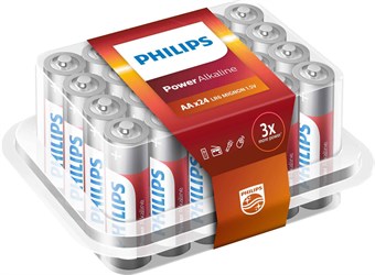 Philips Power Alkaline AAA - 24 stk