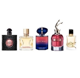 Parfymeessensielle For Kvinner - 5 duftprøver (2 ml) 