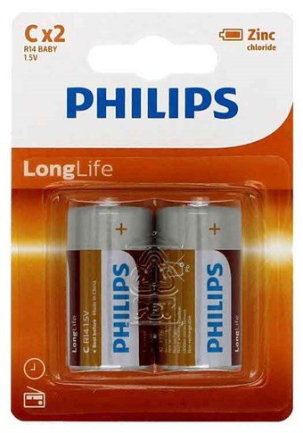 Philips Longlife C - 2 stk