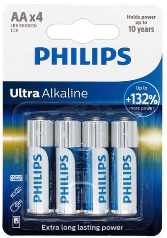 Philips Ultra Alkaline AA - 4 stk