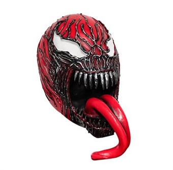 The Venom - Let There Be Carnage Mask - Skremmende lateksmasker til Halloween - Voksen