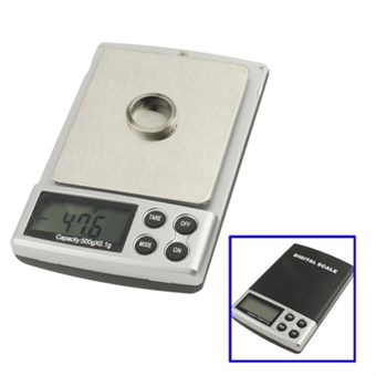 Digital lommevekt - Minivekt - 500 g / 0,1 g