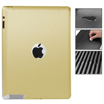 Carbon Sticker iPad 2/3/4 - Gull