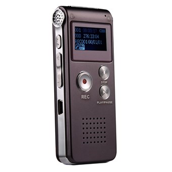 SK-012 8 GB stemmeopptaker USB profesjonell diktafon - Digital lyd med WAV MP3-spiller - VAR -funksjon