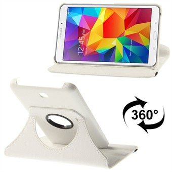 360 roterende skinndeksel for Tab 4 7.0 (hvit)