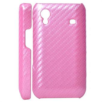 Samsung Galaxy ACE karbondeksel (rosa)