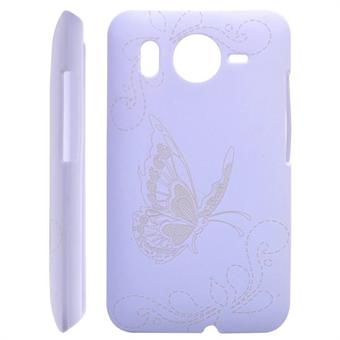 HTC Desire HD Butterfly-deksel (hvit)