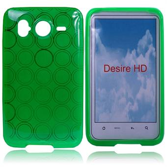 Sirkel silikon for HTC HD (grønn)