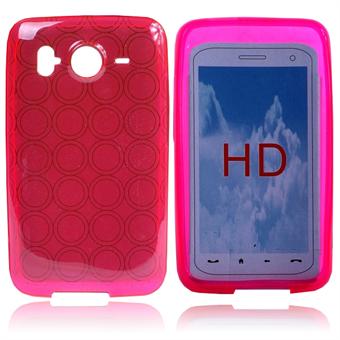 Sirkel silikon for HTC HD (rosa)