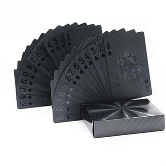 Spillekort - Black Edition - Eksklusive svarte spillekort