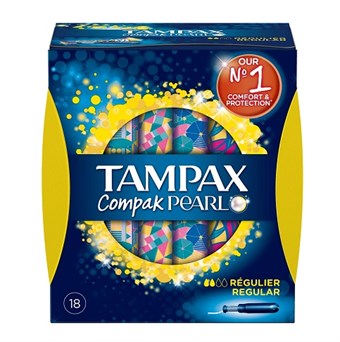 Tampax Compak Pearl Regular Tampons - 18 stk.