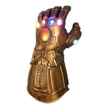 Avengers Endgame Thanos-hanske med 6 LED-steiner - for barn