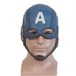 The Avengers Captain America Hjelmmaske - Lateks