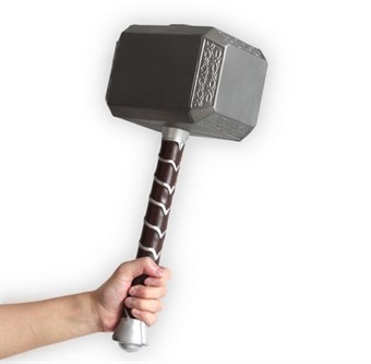 Thor Hammer For Barn / Voksne - Inkl. Lyd effekt