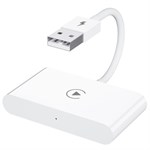 Carplay uten ledningsadapter - Hvit