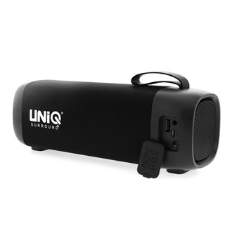 UNIQ Berlin Bluetooth-høyttaler - MP3 - USB - Radio - AUX - Svart