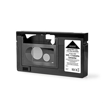 VHS Converter | Omdannelse: VHS-C to VHS | Plug and play | Sort