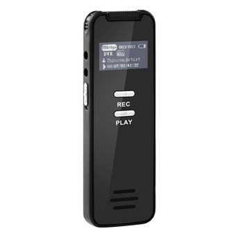 K603 Mini Monokrom LCD håndholdt stemmeopptaker, - 8G - Støtter TF-kort