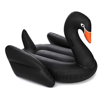Oppblåsbar badeleke - Black Swan - Strandleke