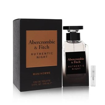 Abercrombie & Fitch Authentic Night - Eau de Toilette - Duftprøve - 2 ml  