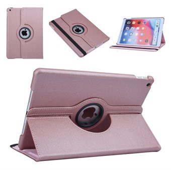 Norges billigste 360 ​​Rotating Cover Case for iPad 10.2 - Rose Gold