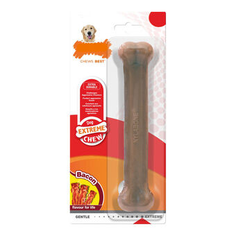 Hundetyggeleke Nylabone Dura Chew Bacon Størrelse XL Nylon
