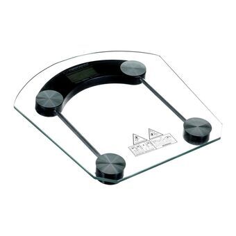 Digital badevekt Esperanza EBS008K Svart Glass