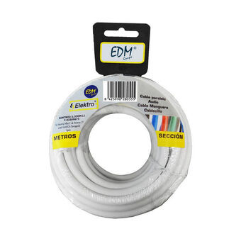 Kabel EDM 3 x 2,5 mm Hvit 25 m